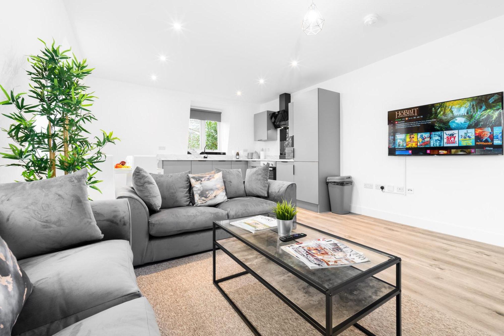 Stylish 2 Bedroom Apartment - Balcony - Secure Parking - Top Rated - 5Mc Бирмингем Экстерьер фото