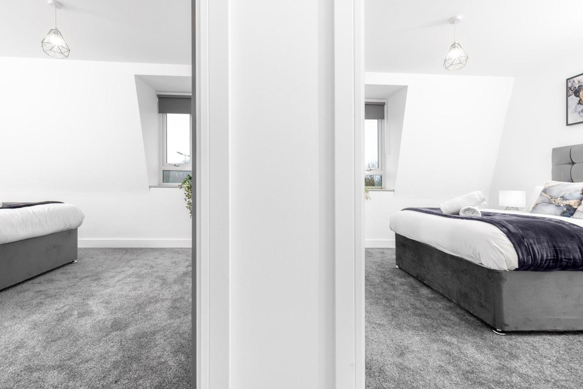 Stylish 2 Bedroom Apartment - Balcony - Secure Parking - Top Rated - 5Mc Бирмингем Экстерьер фото
